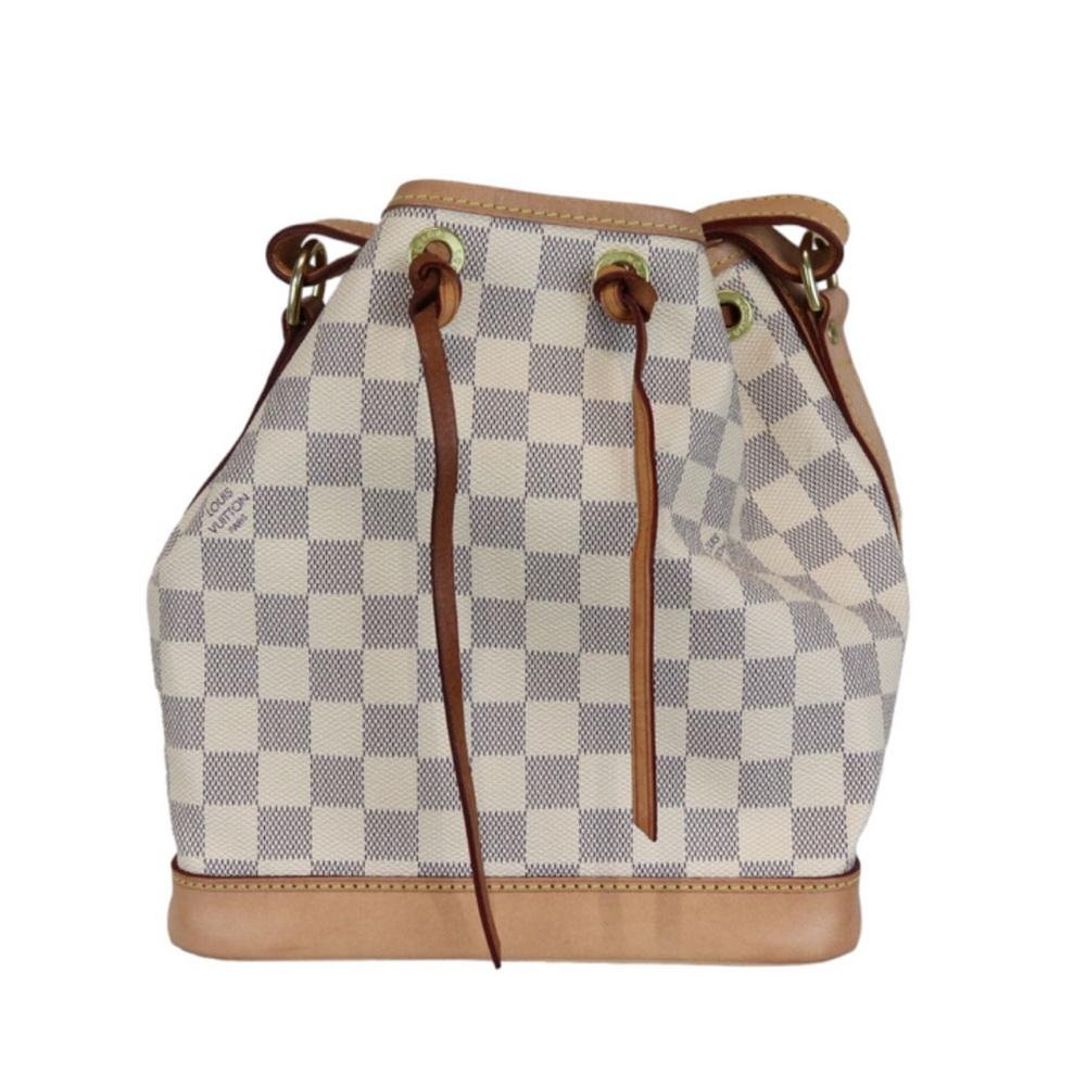 👜 Louis Vuitton Damier Azur Noé BB Bucket Bag – Authenticated